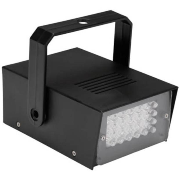 HQ-Power feestverlichting 12,5 x 8,5 cm 24 led staal zwart