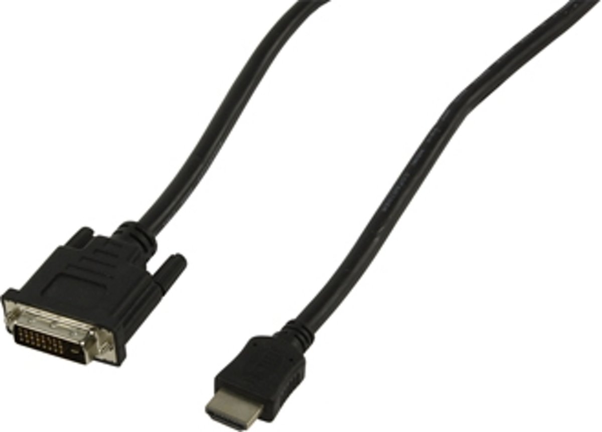 HQ - HDMI  naar  DVI kabel - 10 m - Zwart