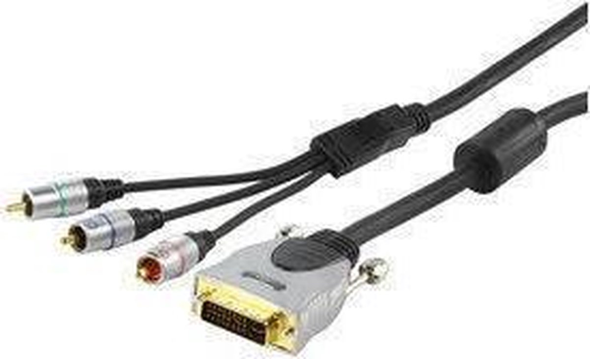 HQ 5m DVI-I/3x RCA