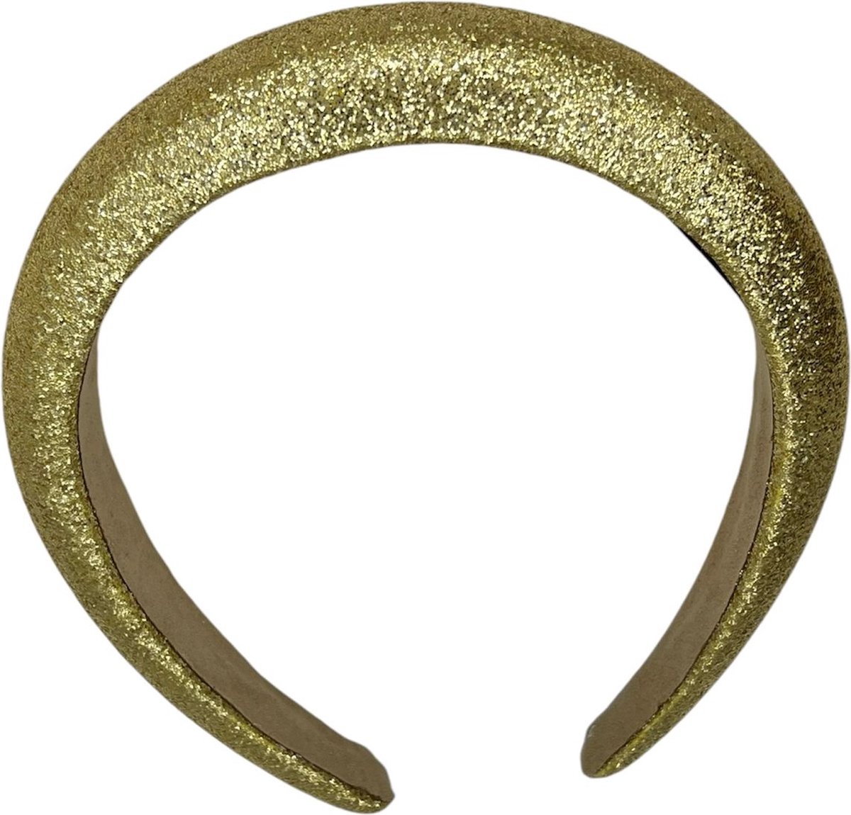 Diadeem - haarband - haaraccessoire - kinderen - volwassenen - kerst - feestdagen - glitters - glimmend - goud