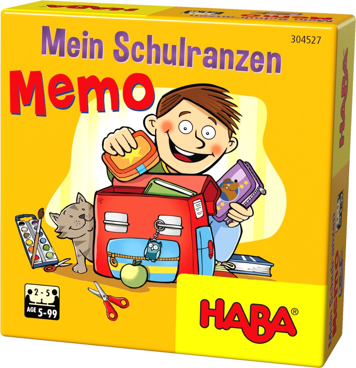 HABA Supermini Spiel - Mein Schulranzen-Memo