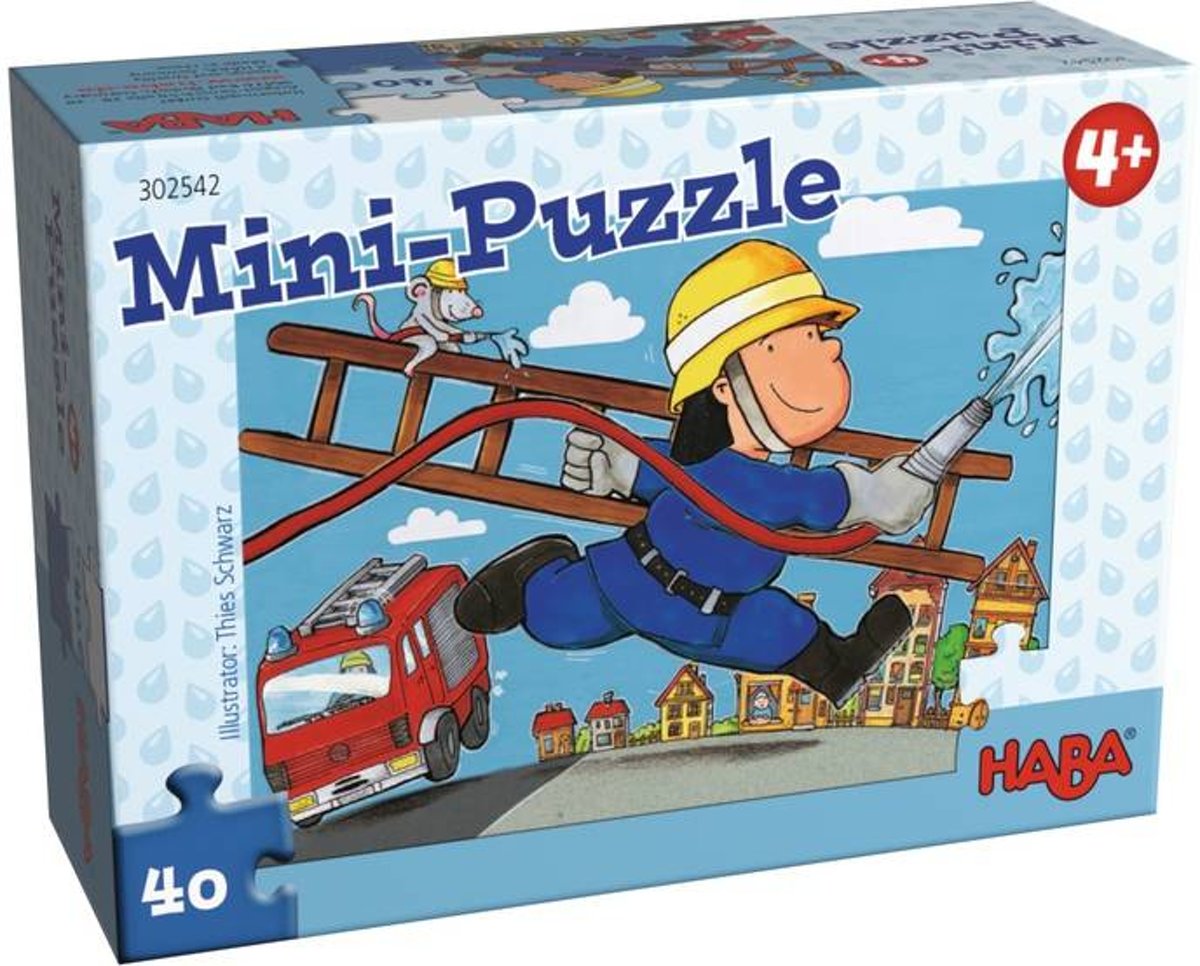 Haba - Minipuzzel - Brandweer