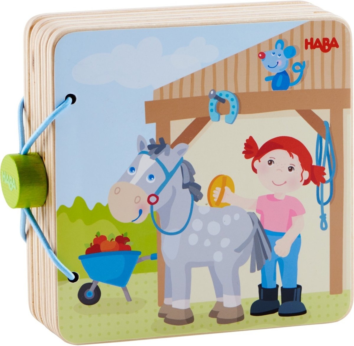 Haba Babyboek Hout Manege Avonturen 14 Cm