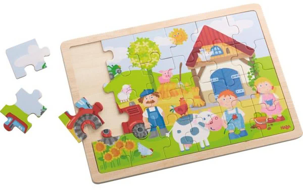 Haba Houten puzzel Antons boerderij 301942