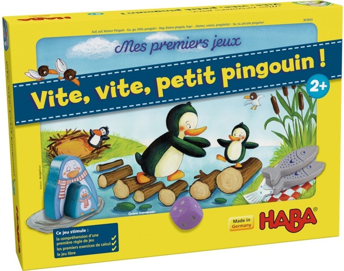 Haba Kinderspel Vite, Vite, Petit Pengouin! (fr)