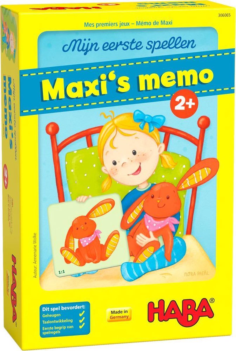 Haba Mijn Eerste Spellen Maxis Memo