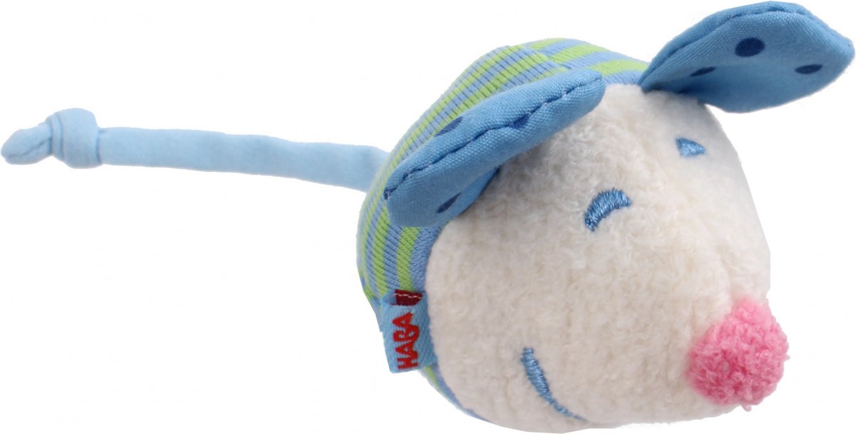 Haba Muizenknuffel Blauw 9 Cm