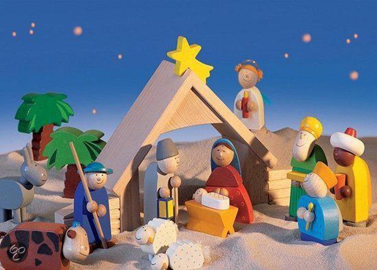 Haba Selection - Kerststal (inhoud: 1 x 8202 - 8216) (Engels) = Duits 8200 (tot einde voorraad)