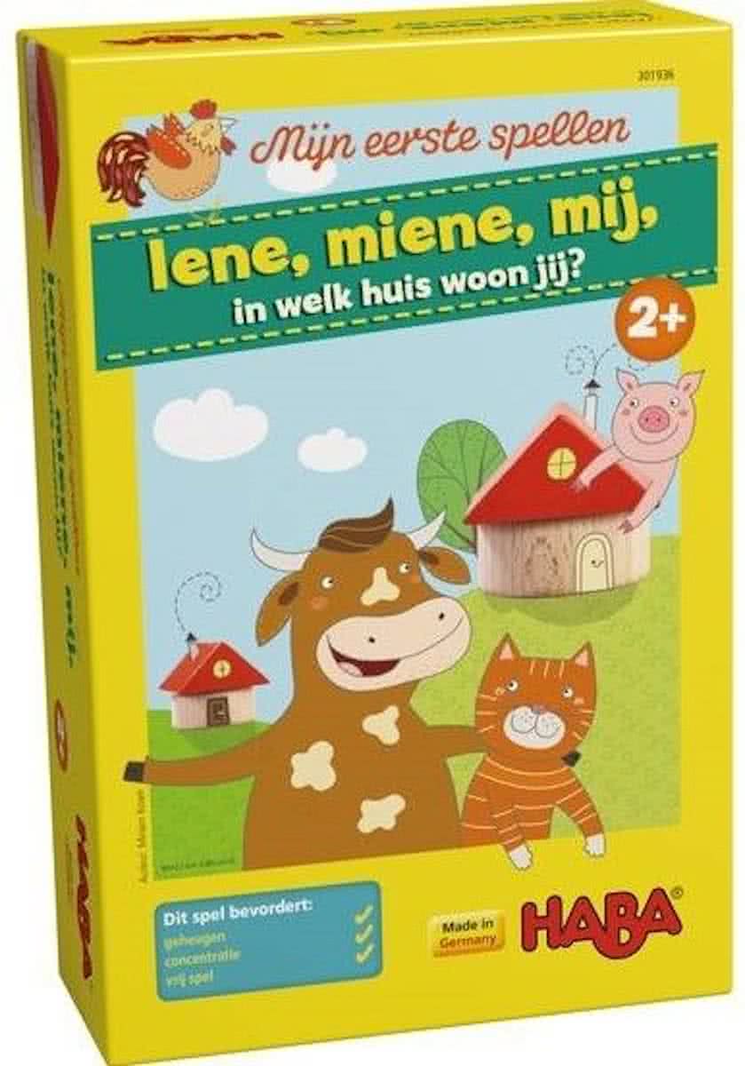 Haba Spel - Mijn eerste spellen - Iene, miene, mij, in welk huis woon jij? 301936