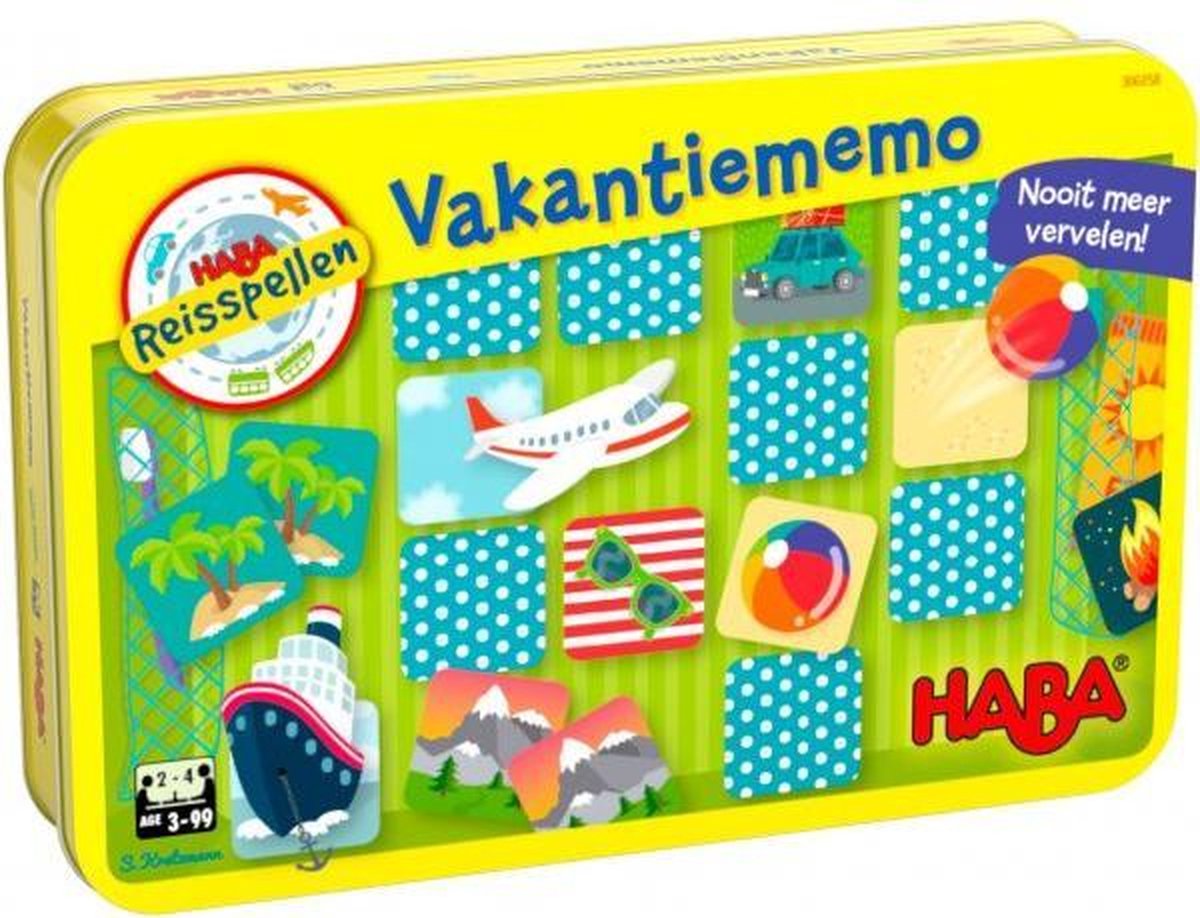 Haba Spel Vakantiememo