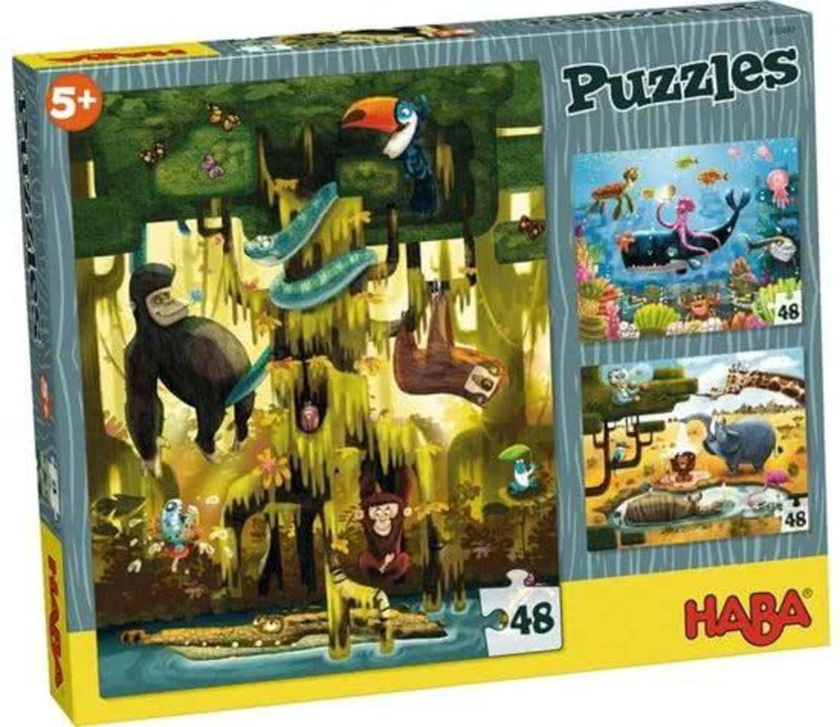 Puzzles Tiere der Welt