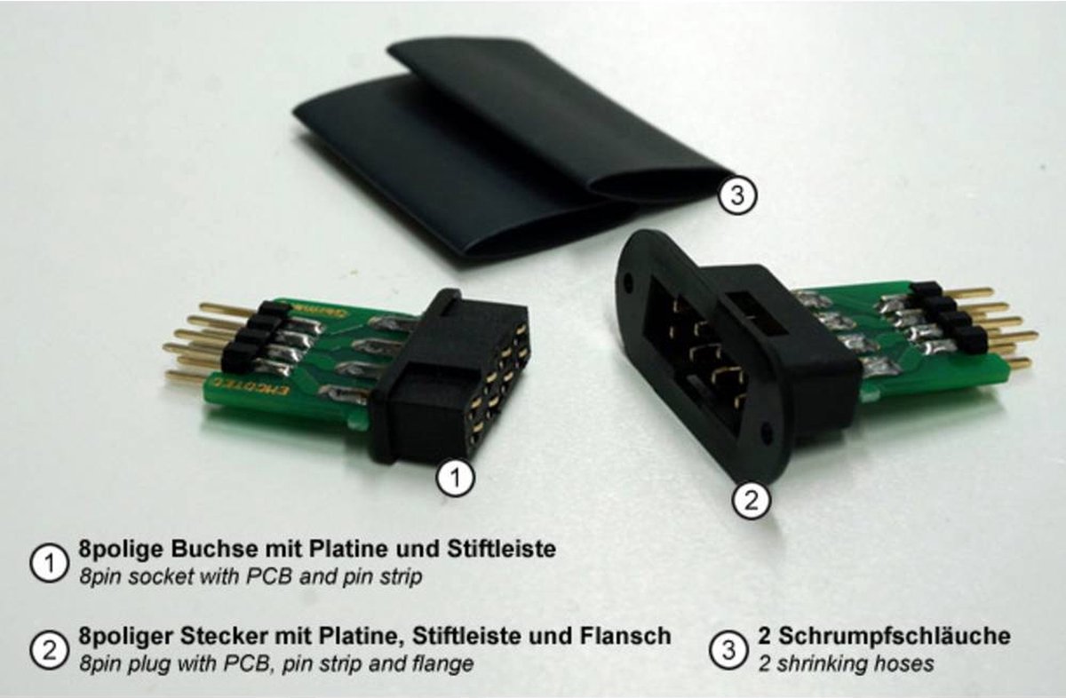 Hacker A85405 Tragflächensteckverbinder Stekkerblok 1 stuk(s)