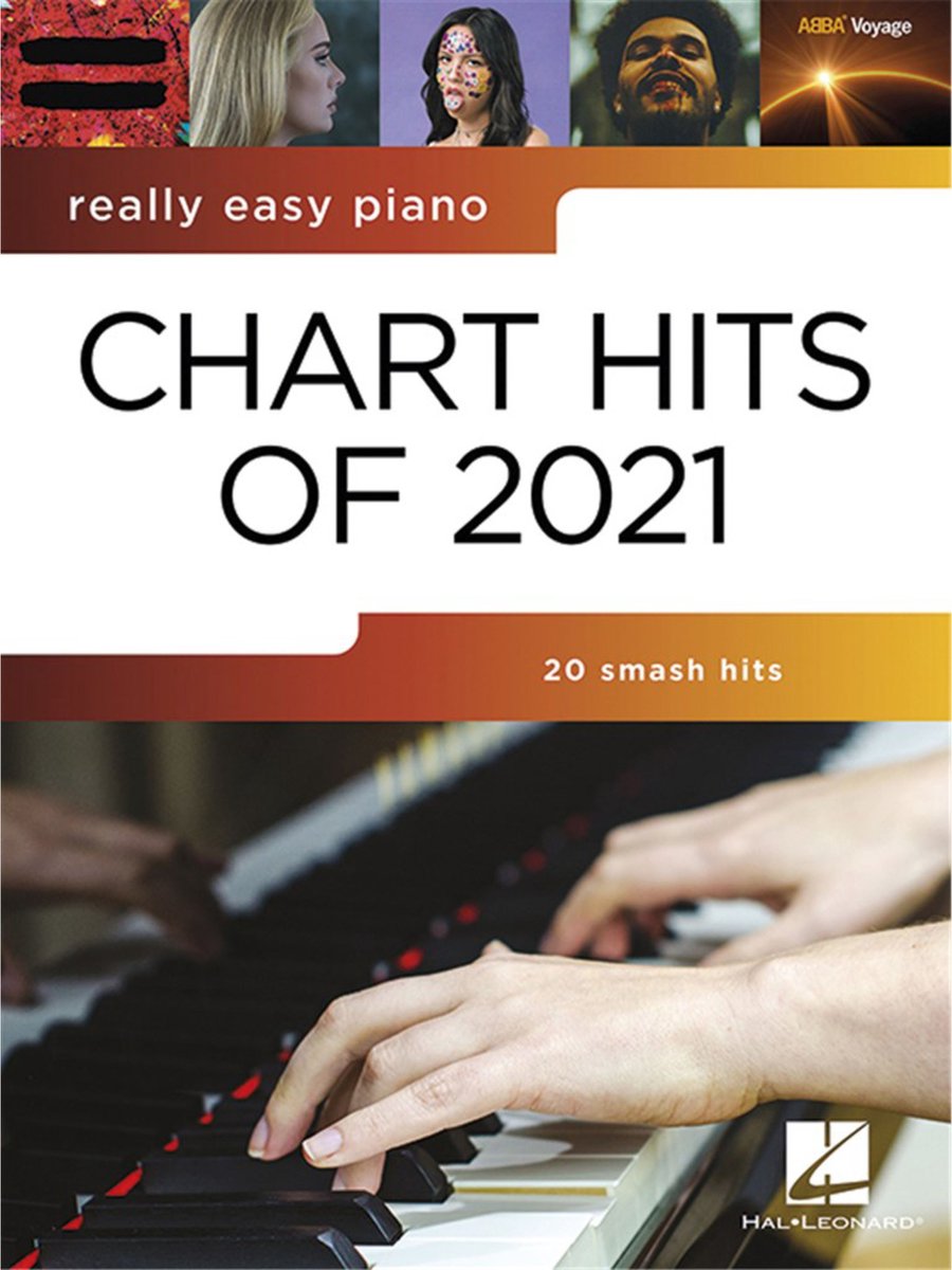 Hal Leonard Really Easy Piano: Chart Hits 2021 - Diverse songbooks