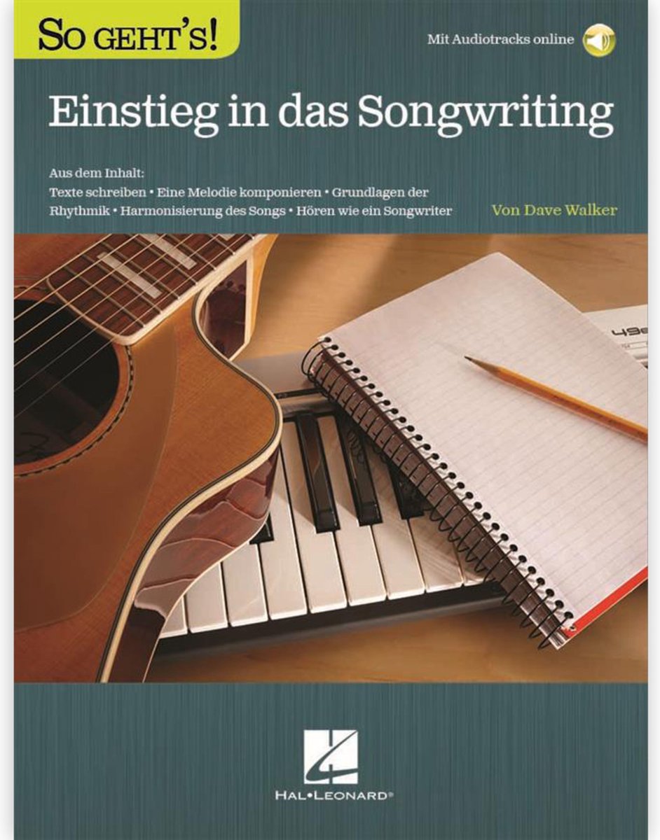 Hal Leonard So gehts! Einstieg in das Songwriting - Algemene literatuur / Verschillende edities