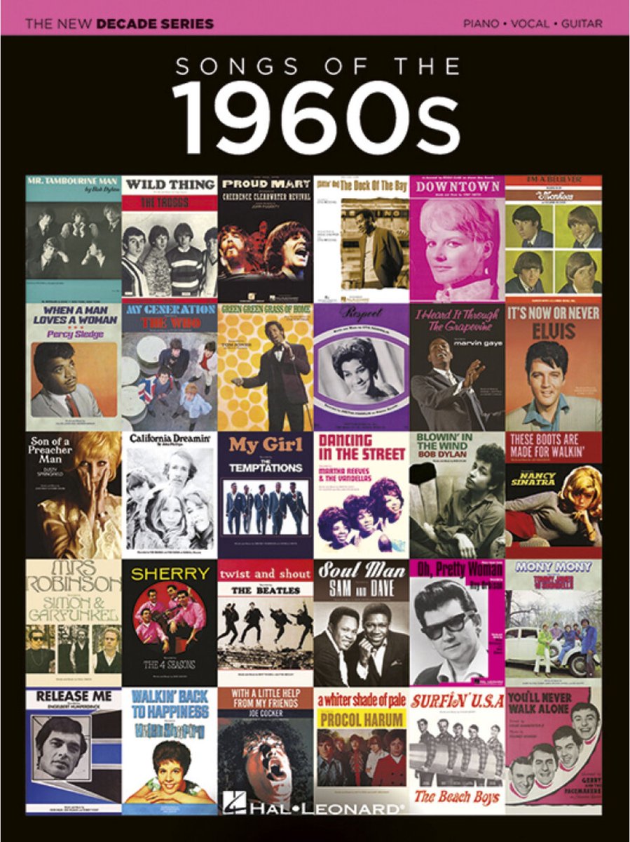 Hal Leonard The New Decade Series: Songs of the 1960s - Diverse songbooks