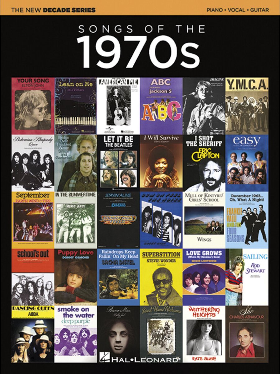 Hal Leonard The New Decade Series: Songs of the 1970s - Diverse songbooks