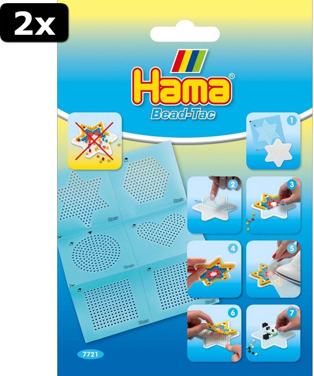 2x Hama Strijkkralen Bead-Tac