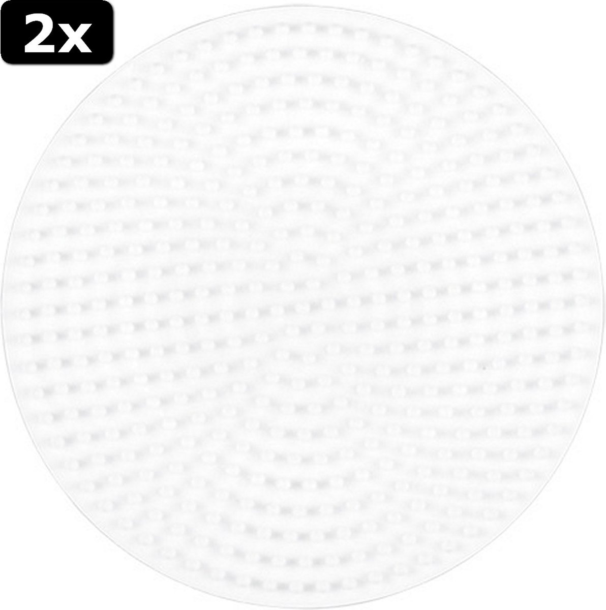 2x Hama Strijkkralen Grondplaat Rond Medium