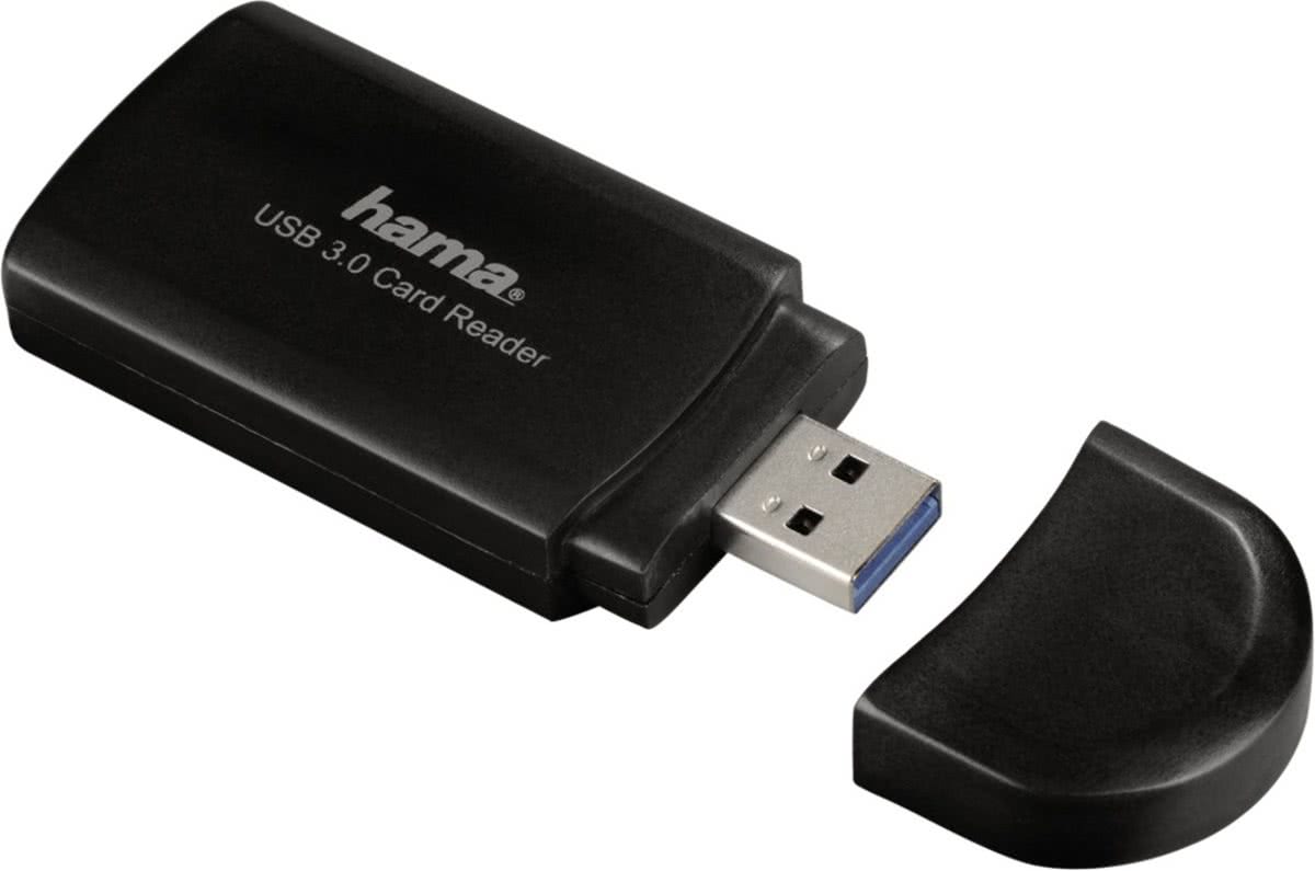 Cardreader  Usb 3.0 Sd/Msd Zwart Comp