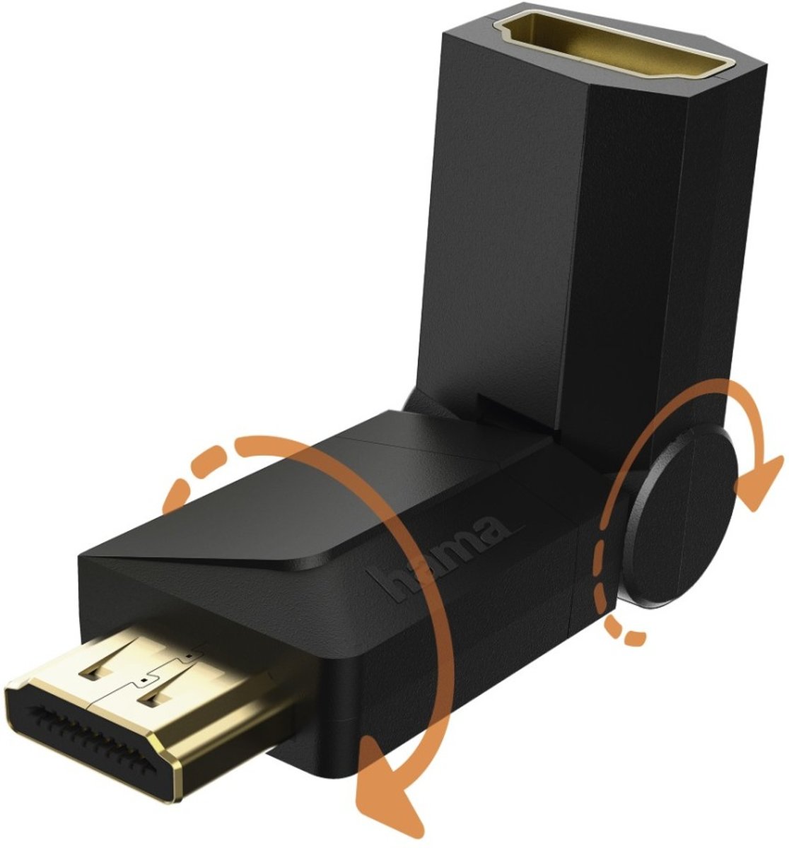 Hama - Hama HDMI™-adapter Connector - Koppeling Rotatie - Altijd Garantie