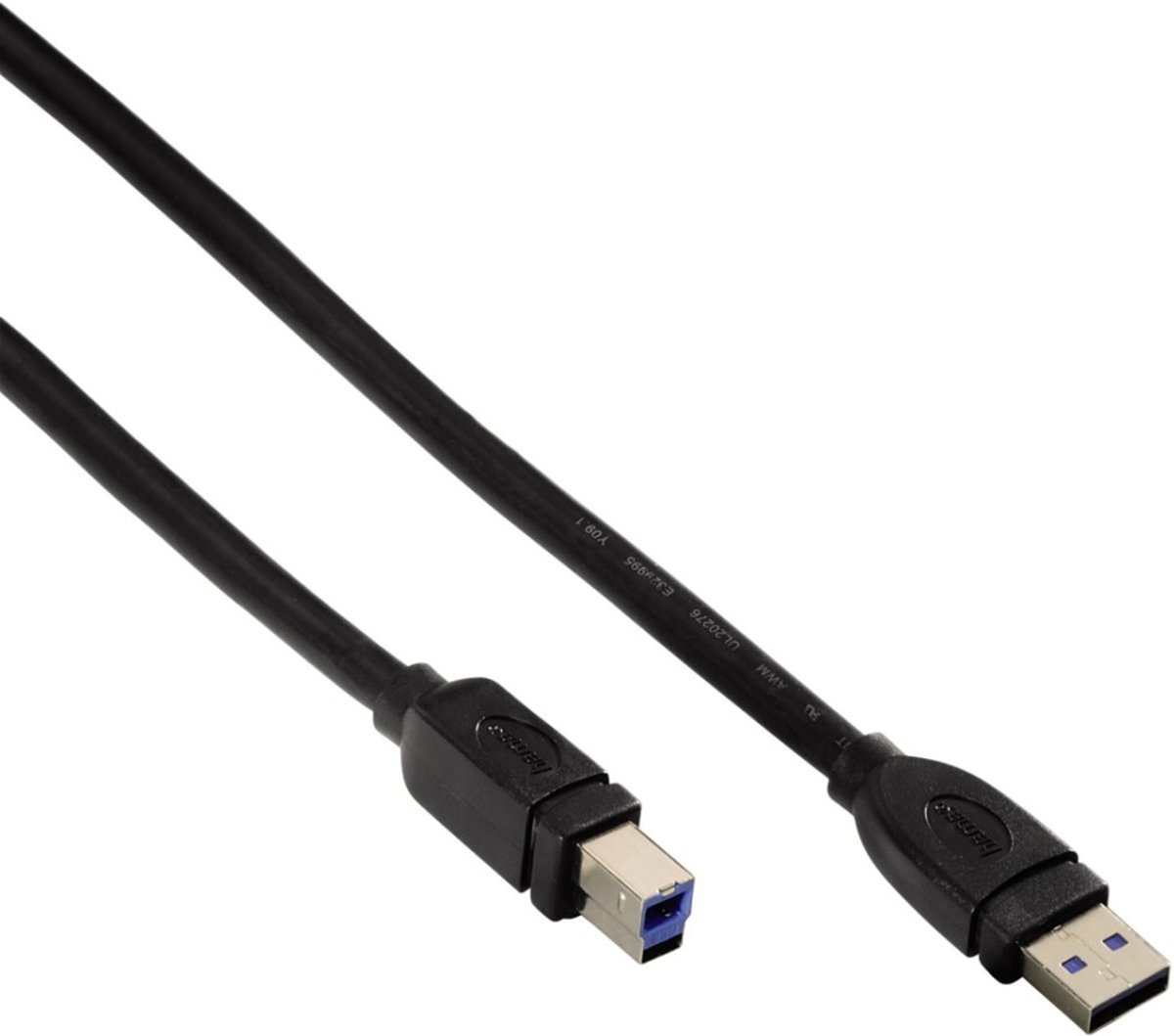 Hama - Hama Usb 3.0 Cable A-B 1.80M - Altijd Garantie