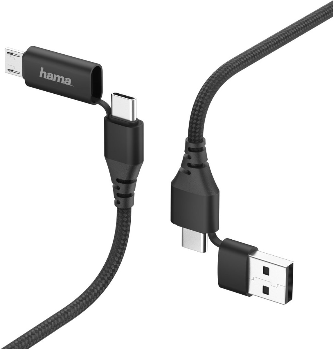 Hama 00183296 USB-kabel 1,5 m 2.0 USB C Zwart