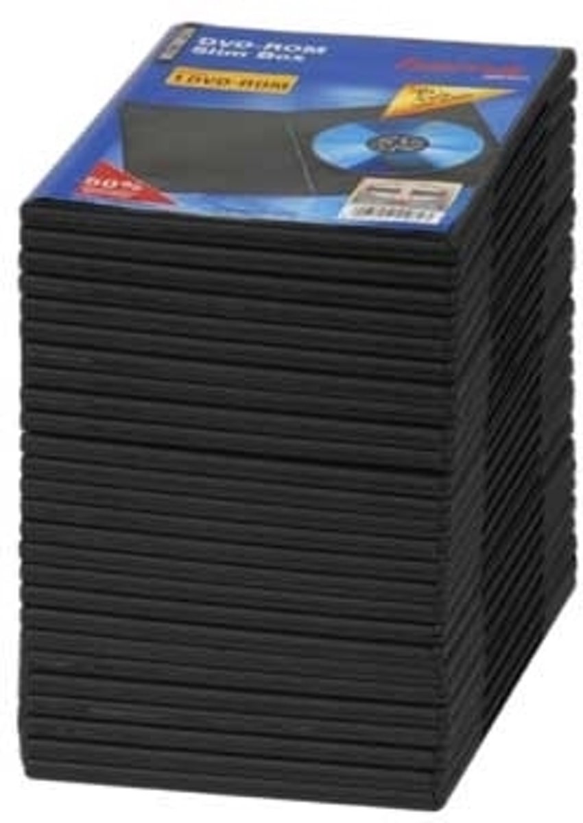 Hama 04751072 DVD-ROM Slim Box - Zwart