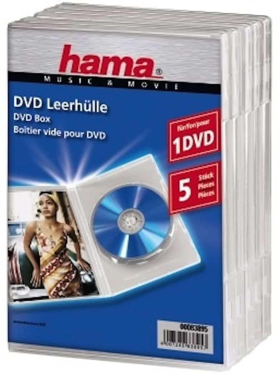 Hama 04783895 DVD Hoezen - 5 stuks / Transparant