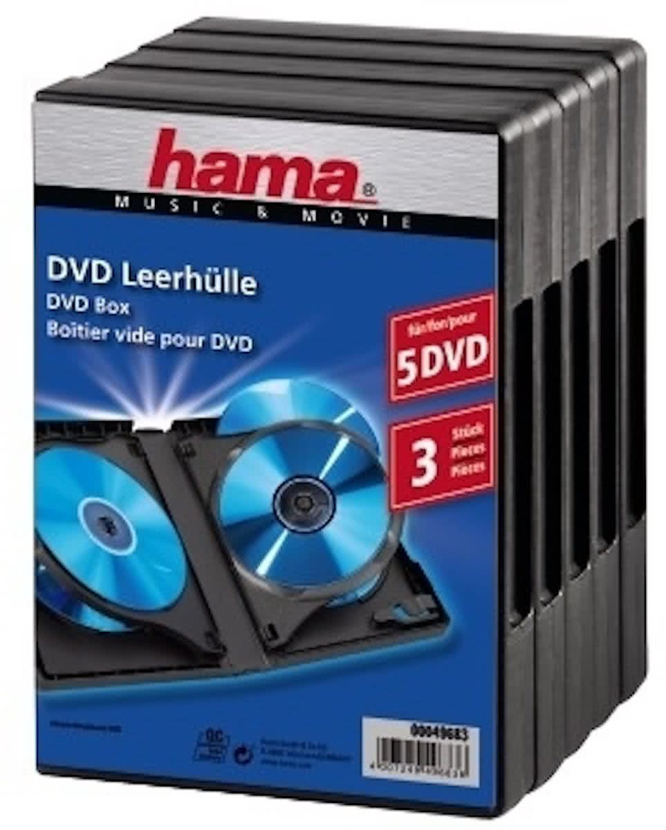 Hama 049686 Jewel DVD Box - Zwart