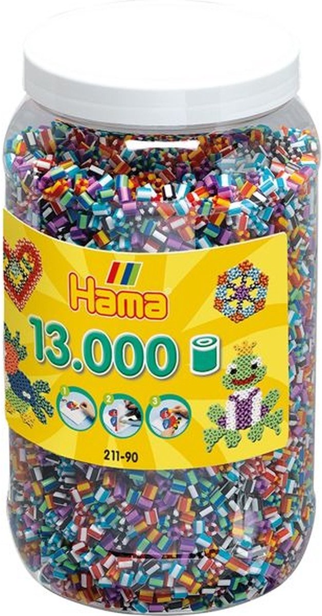 Hama 211-90 Strijkkralen Streep 13000 Stuks