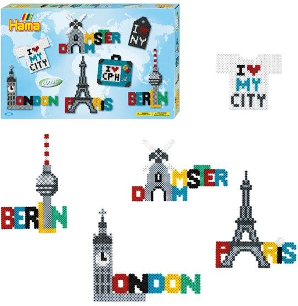 Hama 3038 Cities - 6000 stuks