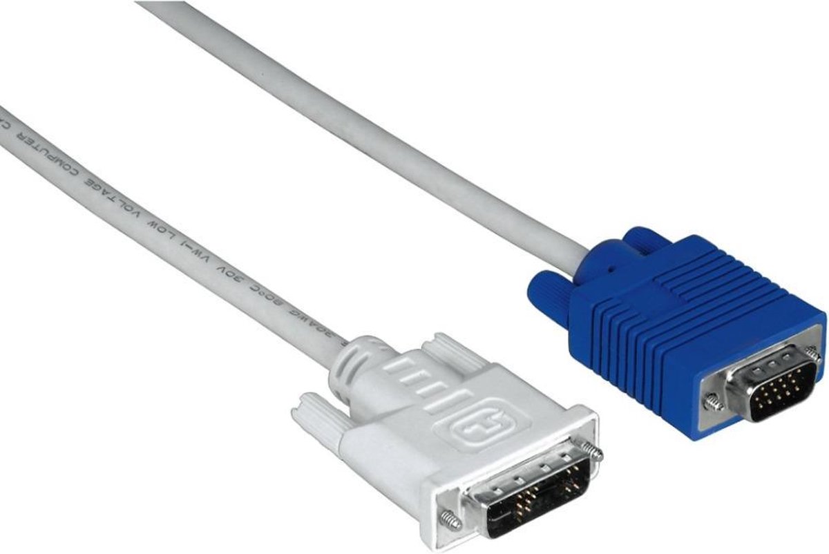 Hama Adapt Kabel Dvi/I Plug-Vga Plug 1.8M