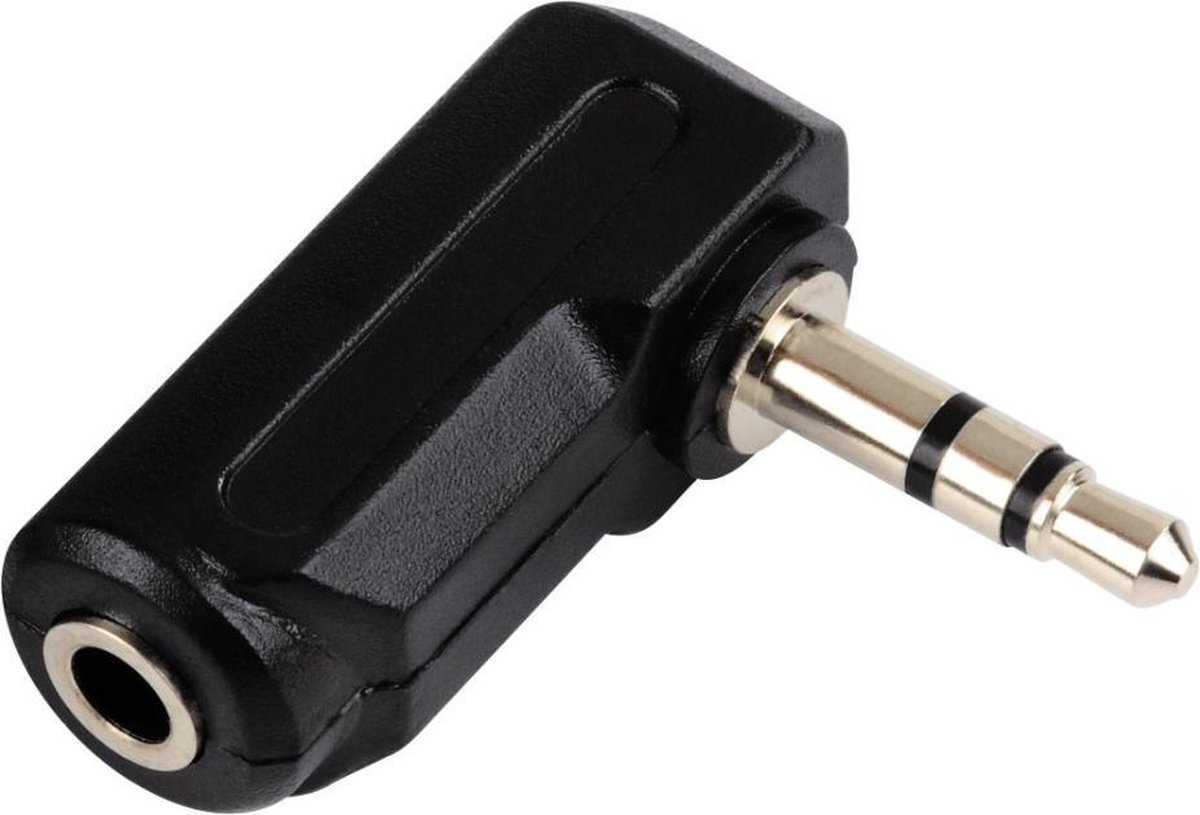 Hama Audio Adapter 3.5mm Jack 90 Graden