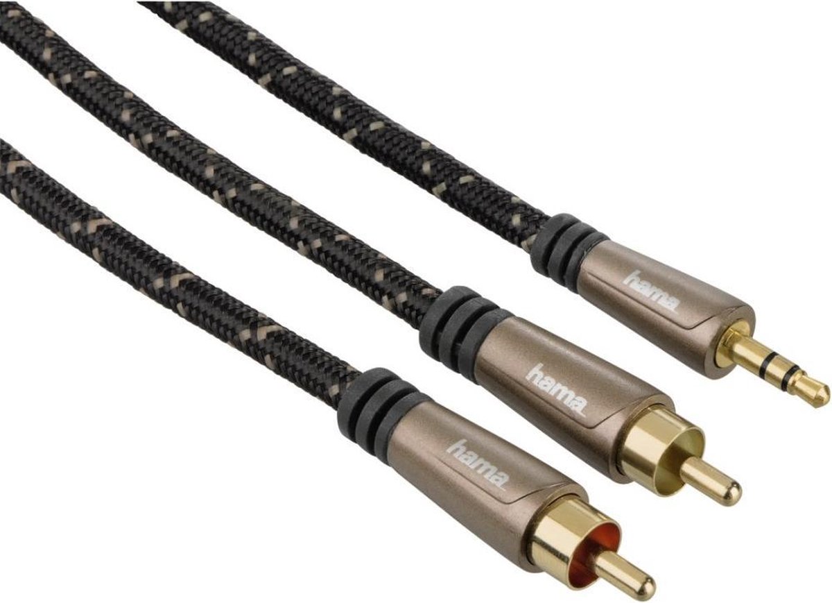 Hama Audiokabel 3,5mm Jack - 2 Cinch 3.0m 5ster