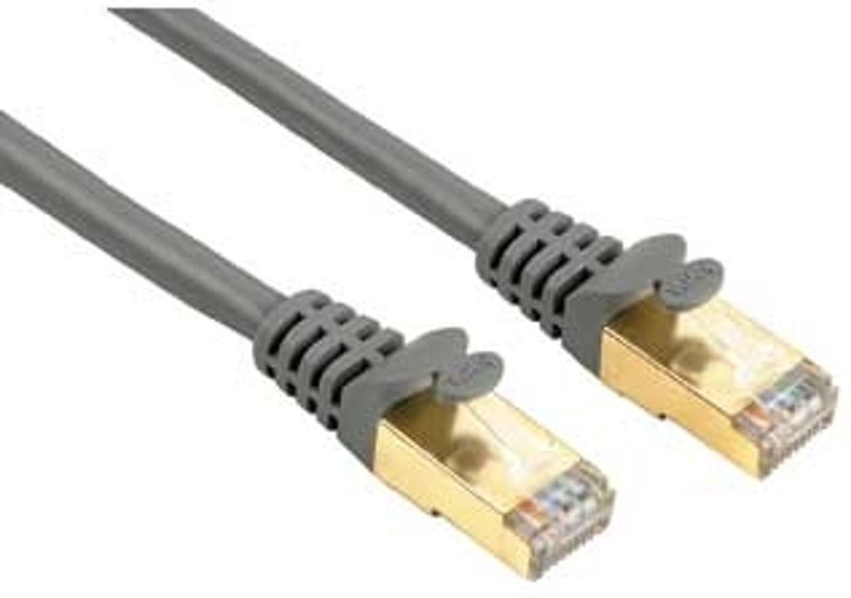 Hama CAT5e Patch Cable, 20 m, Grey netwerkkabel Grijs