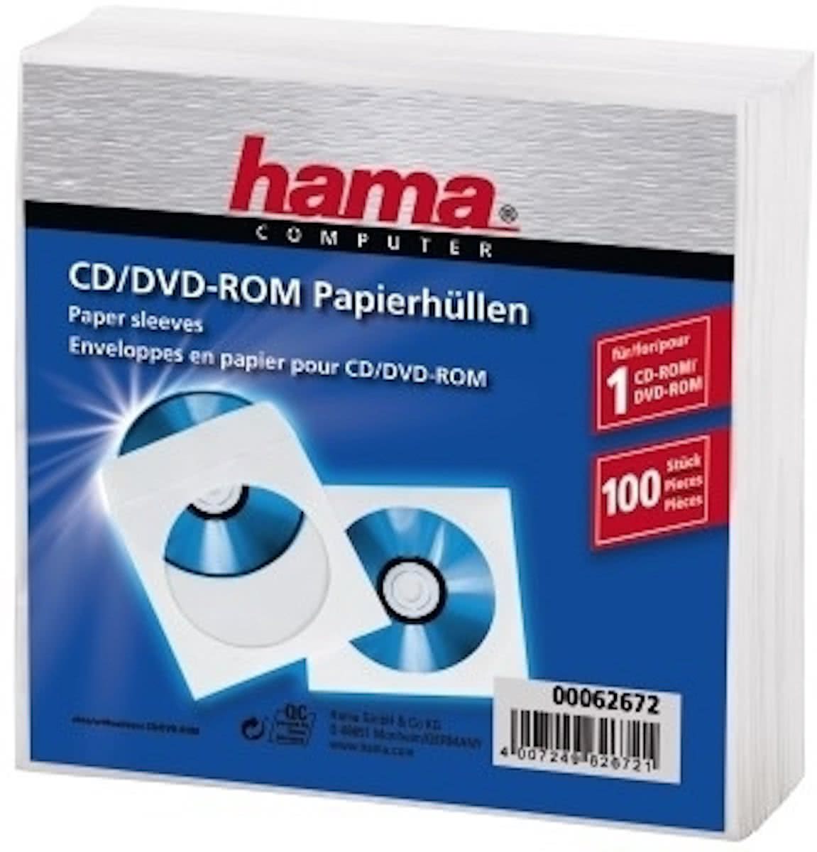 Hama CD-ROM Paper Sleeves