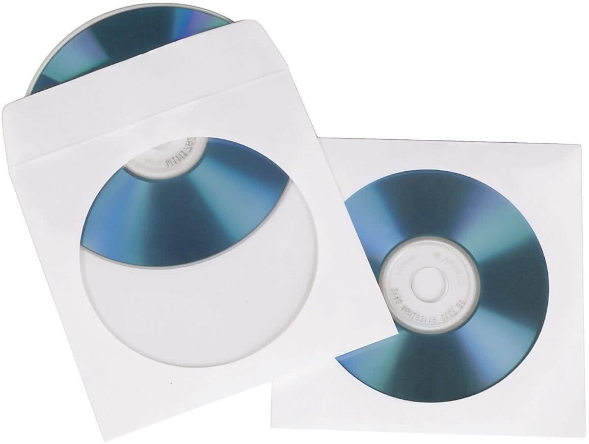 Hama Cd/Dvd Pap.Sleeves 25-Pack Wit.