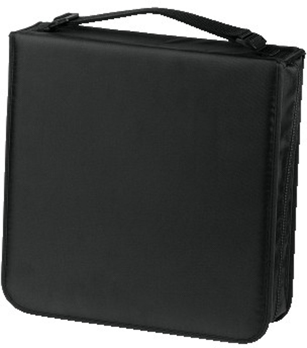 Hama Cd Wallet Nylon voor 208 cds - Zwart