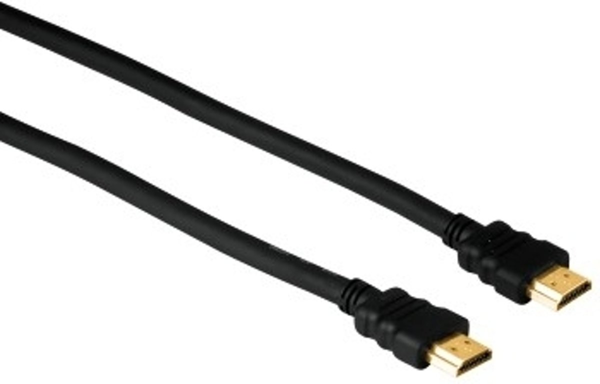 Hama Connecting Cable, HDMI 1.3 Plug - HDMI 1.3 Plug, 2 m 2m HDMI HDMI Zwart HDMI kabel