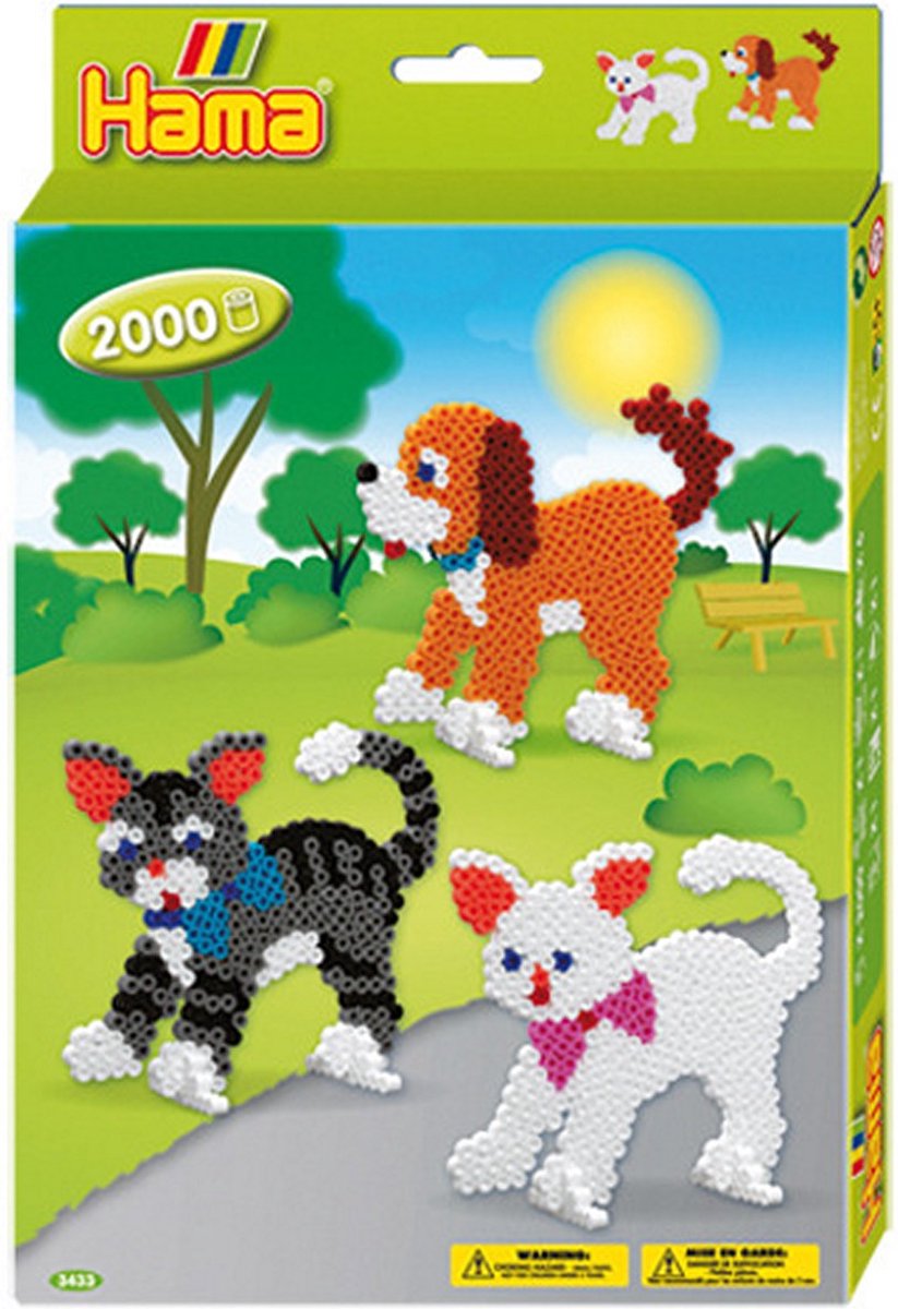 Hama Dog And Cats 2000stuks