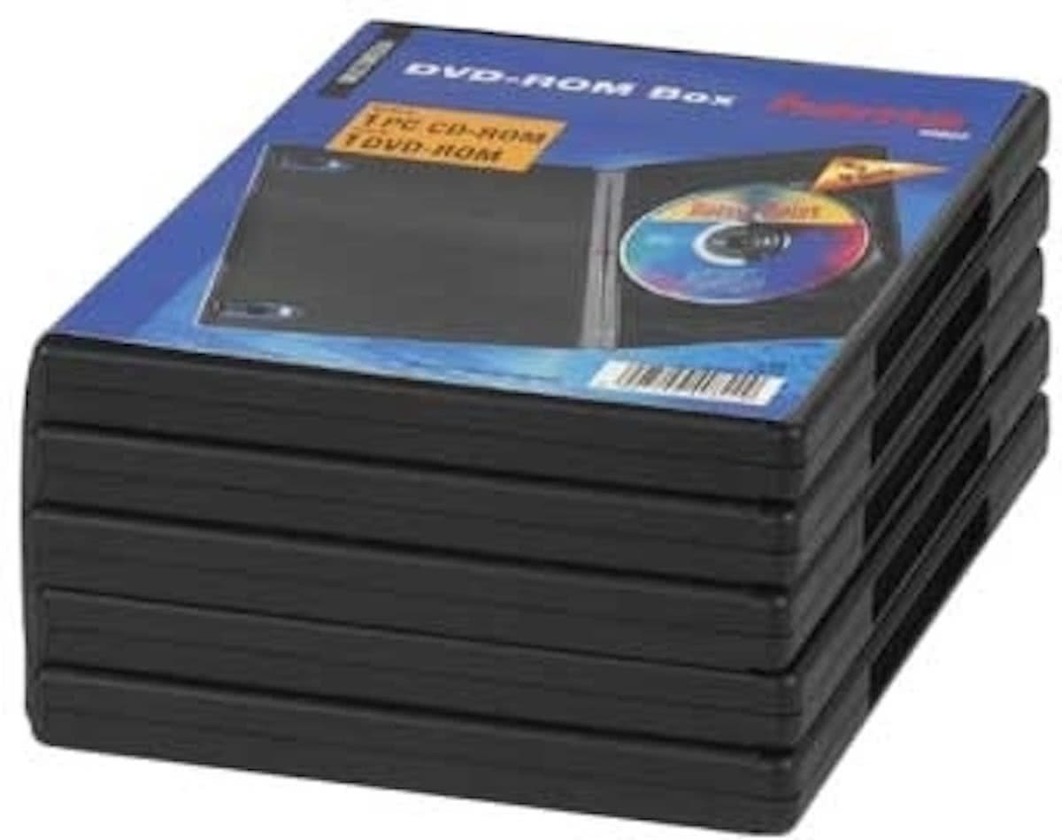 Hama Dvd Jewel Case - 5 stuks / Zwart