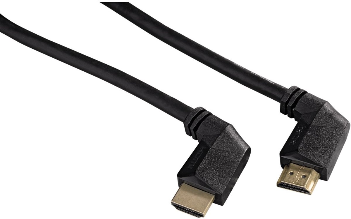 Hama High speed HDMI kabel ethernet GOLD 90GR 1.5m, 3 ster