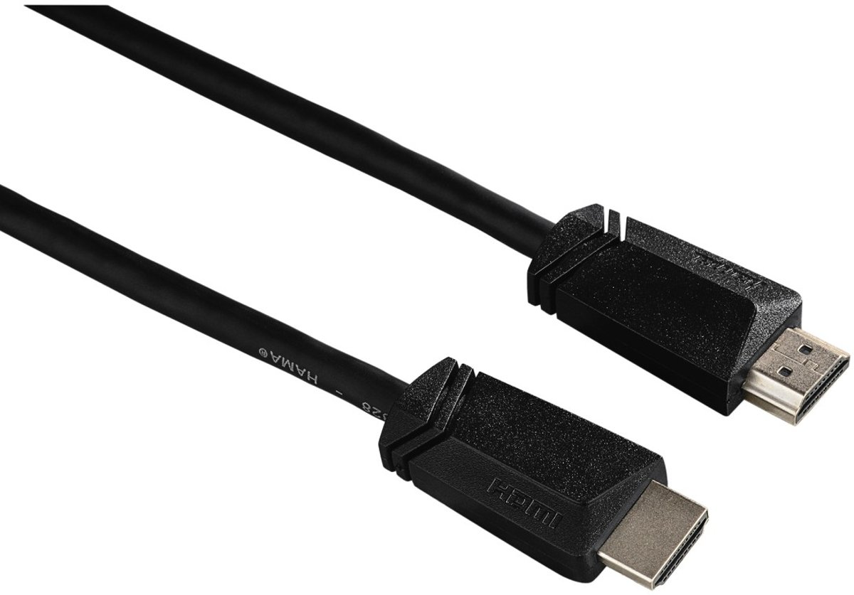 Hama High speed HDMI™-kabel, connector - connector, ethernet, 0,75 m