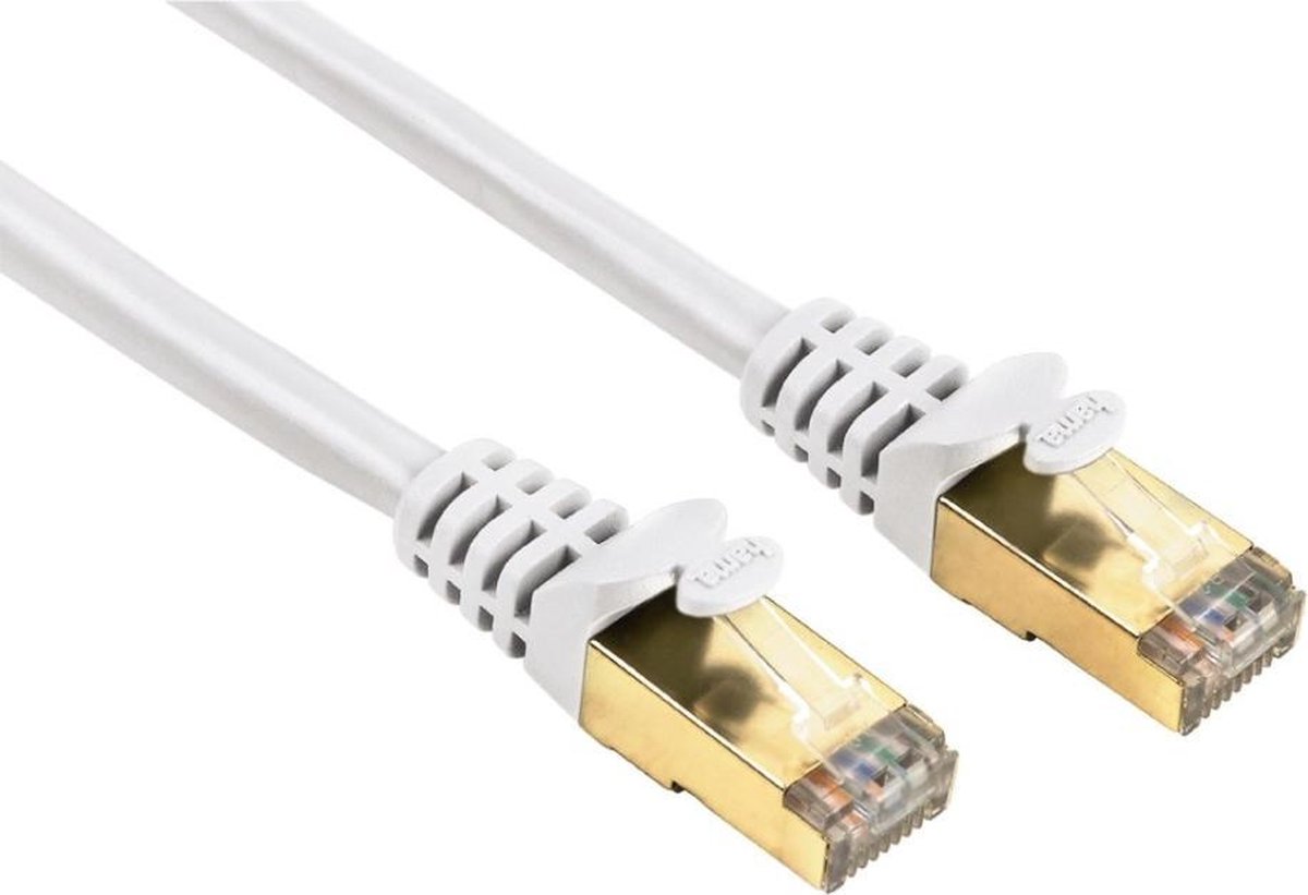 Hama Patch Cable Cat5E 0,25M White