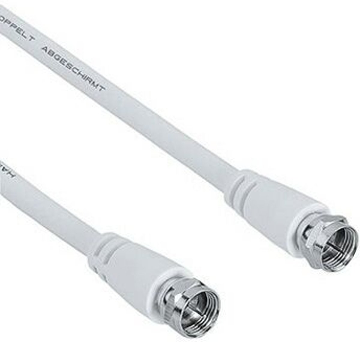 Hama SAT Connecting Cable F-Male Plug -F-Male Plug, 10 m 10m F-Male Plug F-Male Plug coax-kabel