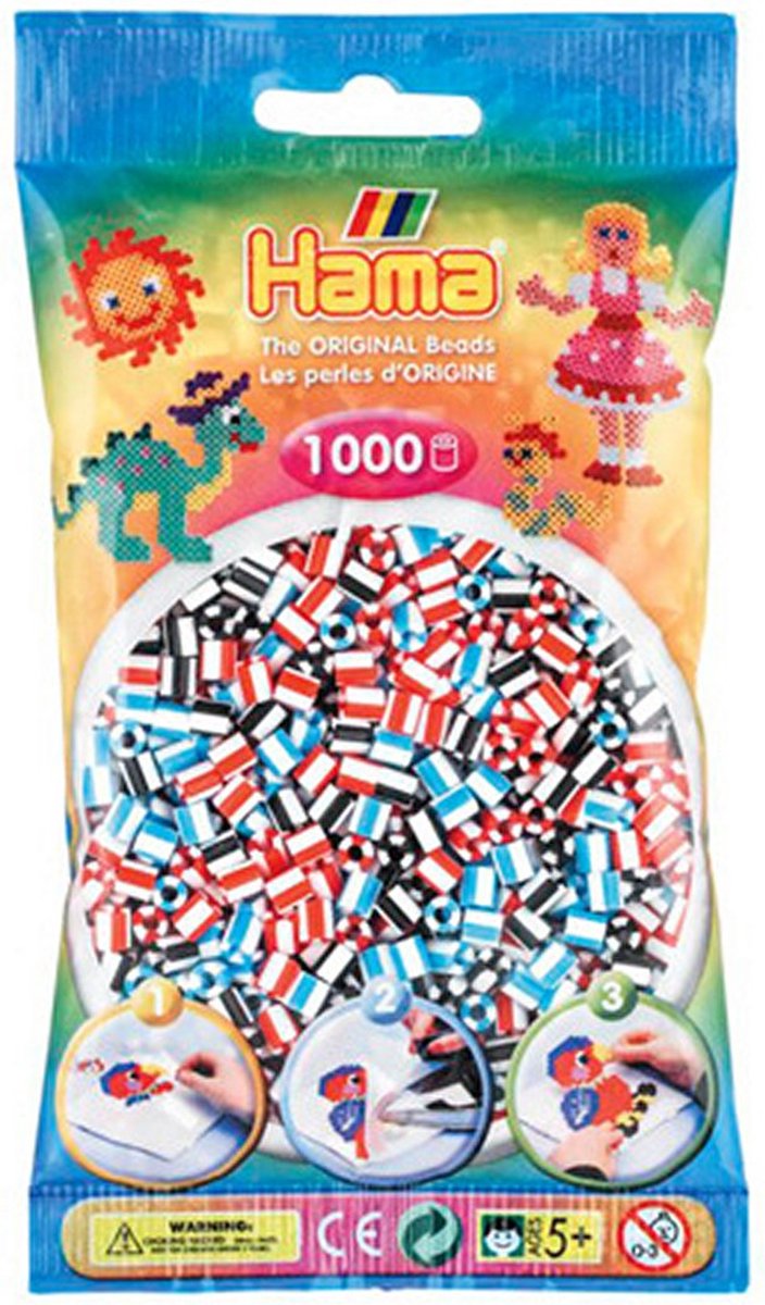 Hama Strijkkralen 1000 Stuks 2 Kleurig Gemixed