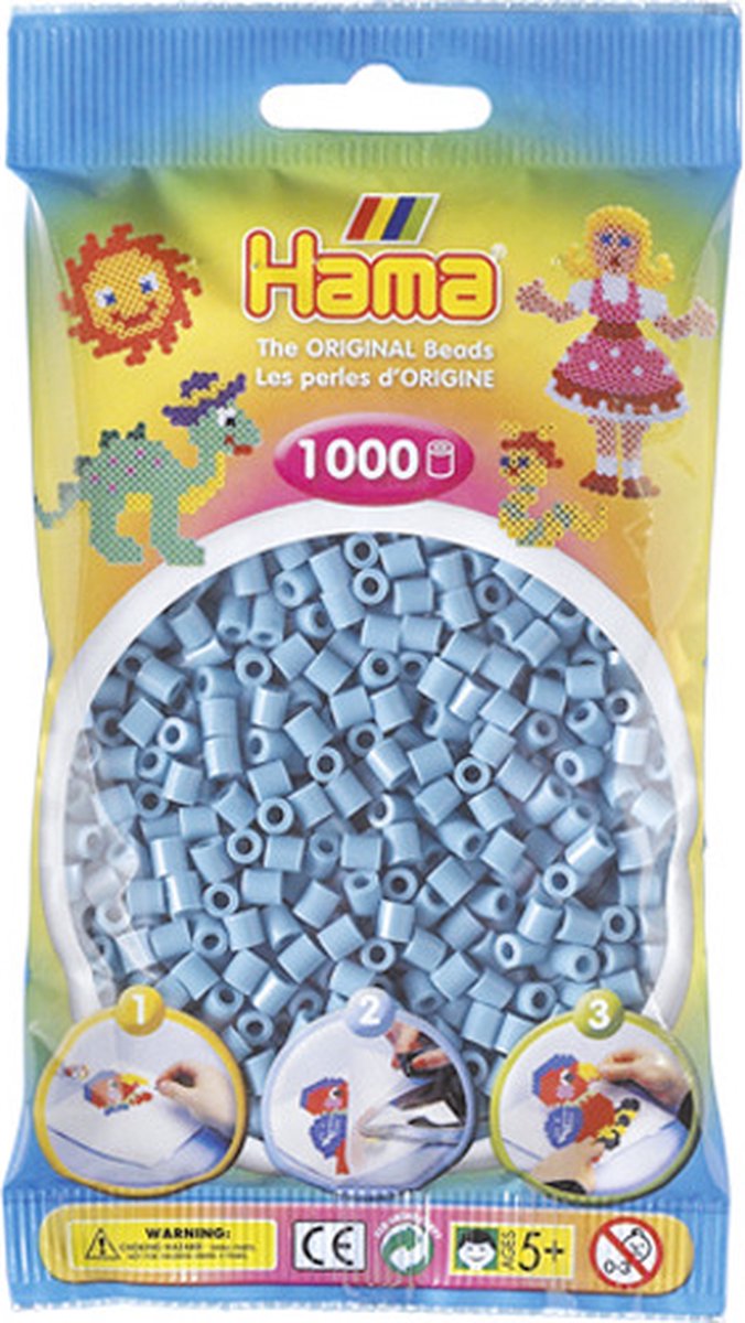 Hama Strijkkralen 1000 Stuks Turquoise