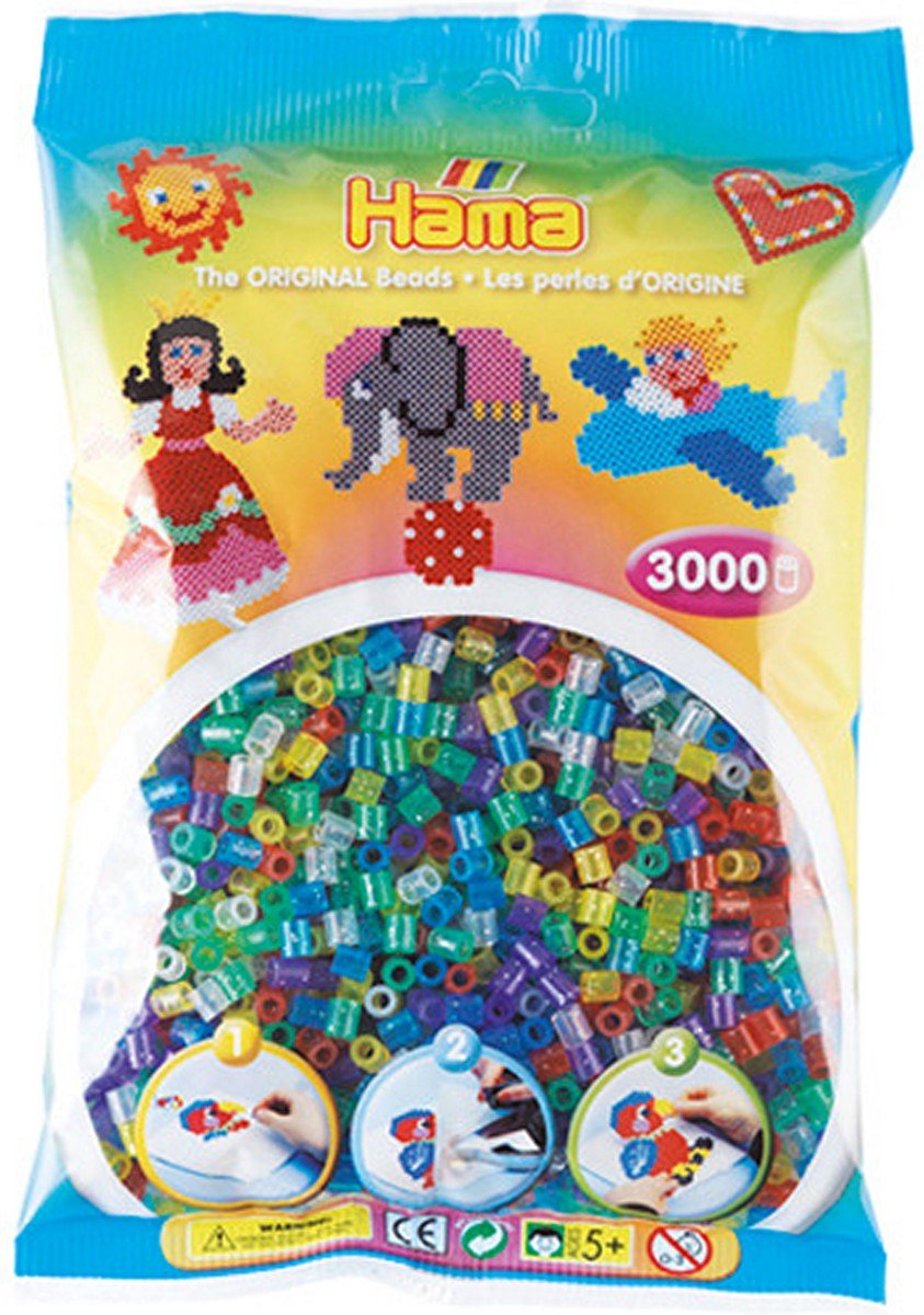 Hama Strijkkralen 3000 Stuks Glitter