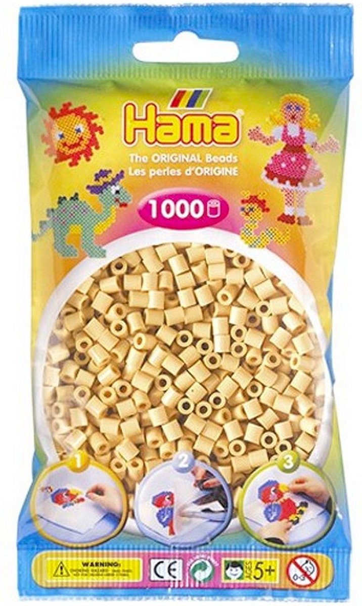 Hama Strijkkralen Beige 1000 Stuks