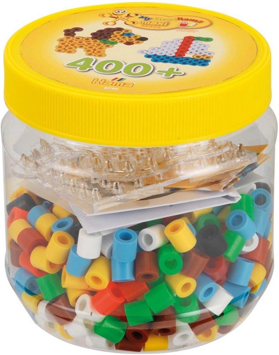 Hama Strijkkralen Maxi Set in Pot 400+ Stuks